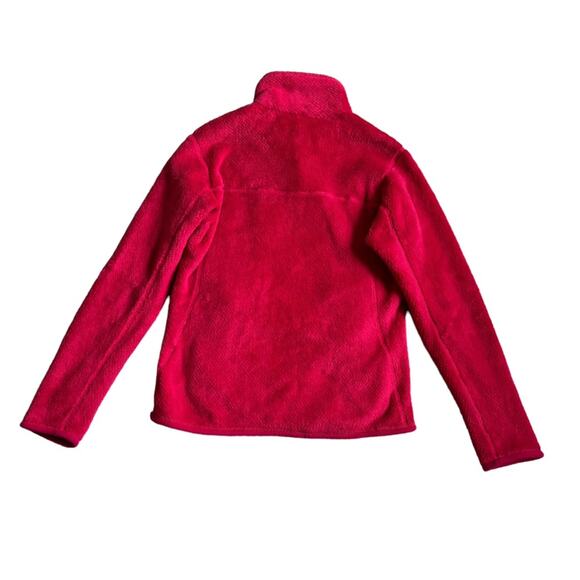 Patagonia Women’s Re-Tool Snap Funnel Neck Hot Pink Fleece Pullover Jacket Sz S - Picture 4 of 8